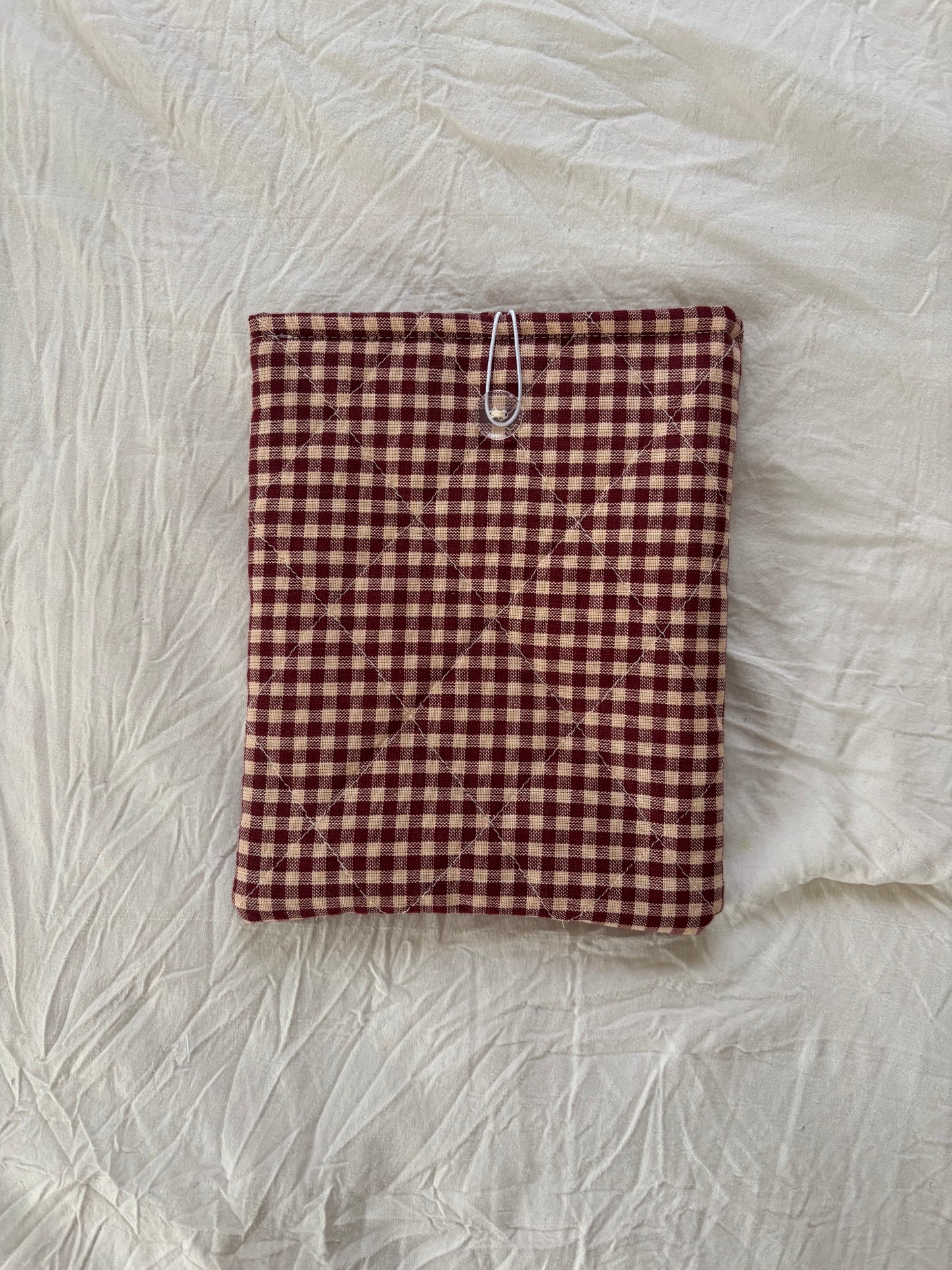 Gingham Kindle/Book Sleeve