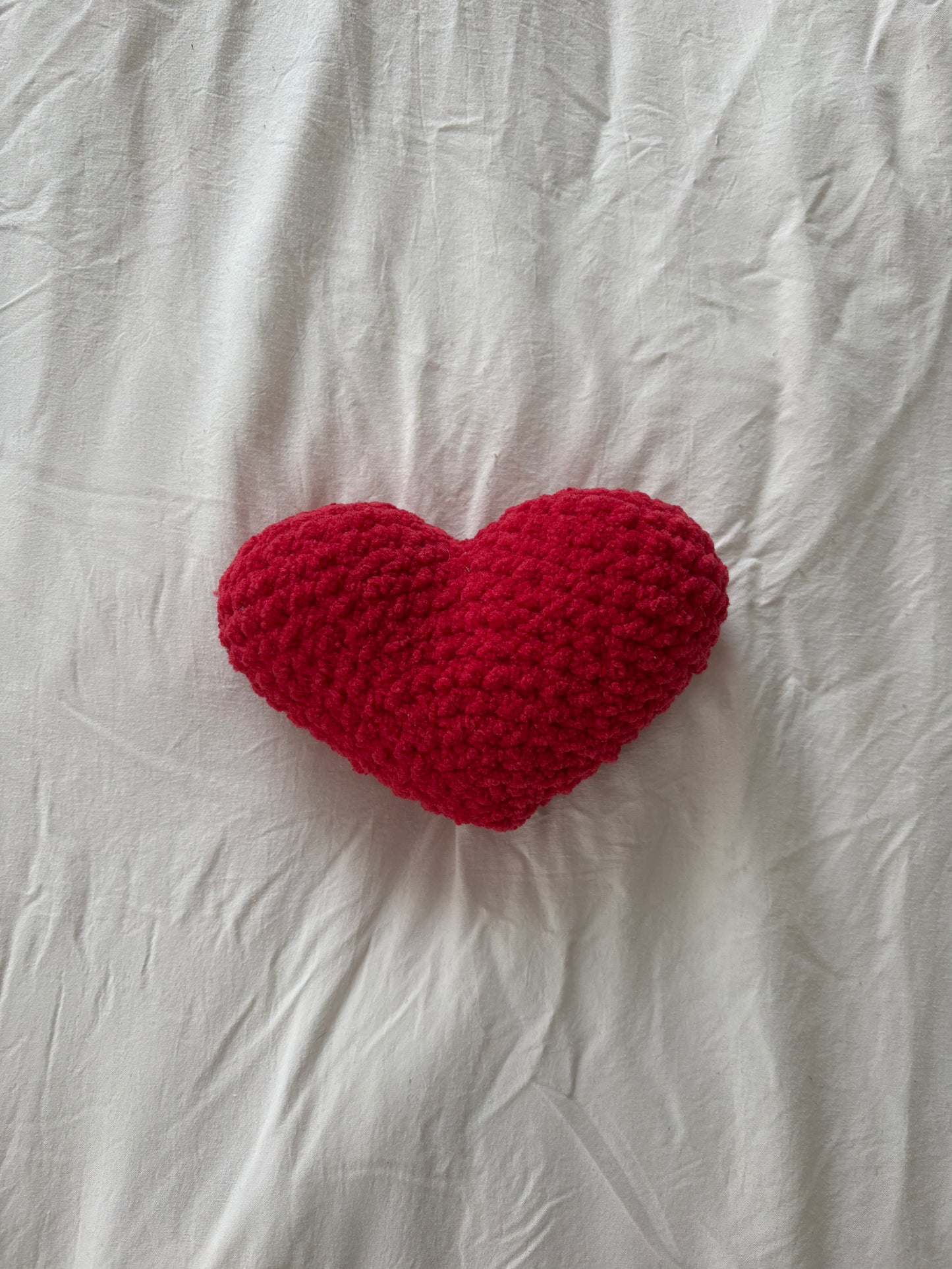 Crochet Heart Plushie